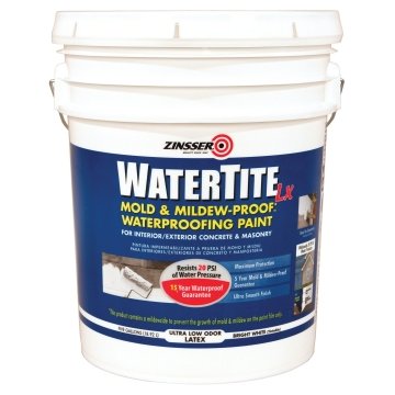 mildew zinsser waterproofing watertite paint